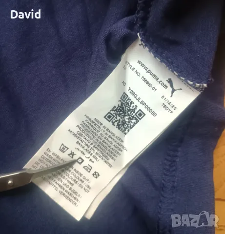 Оригинална памучна фланелка на Италия Iconic T-shirt, снимка 4 - Футбол - 49968075