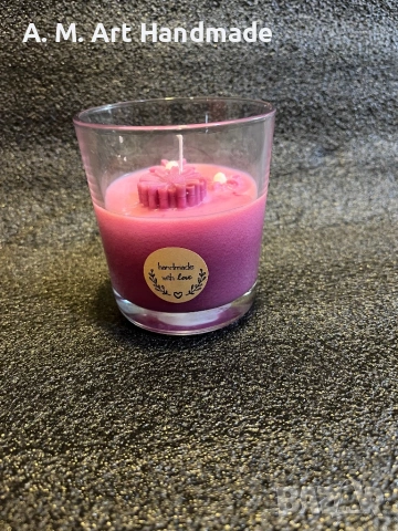 Свещ с аромат на Магнолия , снимка 6 - Декорация за дома - 53510228