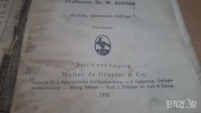 Старинна книга от 1925 г. Der Nibelunge Not - Prof. Dr. W. Golther, снимка 5 - Антикварни и старинни предмети - 46936786