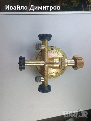 GOK РЕДУЦИР ВЕНТИЛ ЗА ГАЗОВА БУТИЛКА 3 ИЗХОДА, снимка 3 - Газови котлони - 52500144