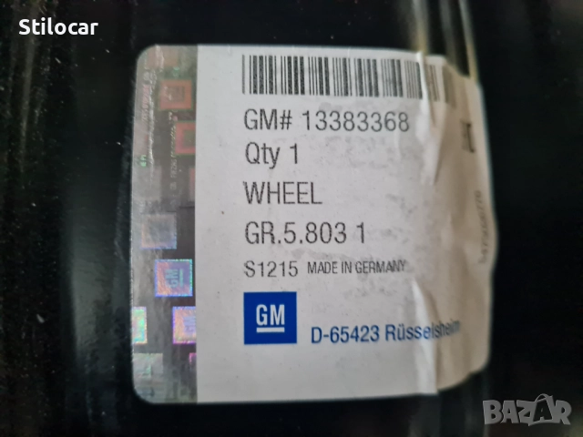 Джанти Opel Astra K,J,Mokka 16ки, снимка 4 - Гуми и джанти - 52272586