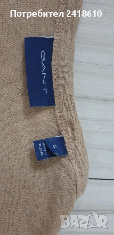 Gant 100% Len / Лен  Mens Size S ОРИГИНАЛ! Мъжка Тениска!, снимка 7 - Тениски - 53520992
