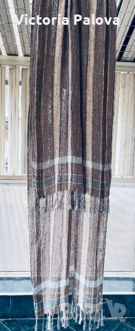 Голям шал RONLEY лен и вискоза Германия, снимка 6 - Шалове - 52967746