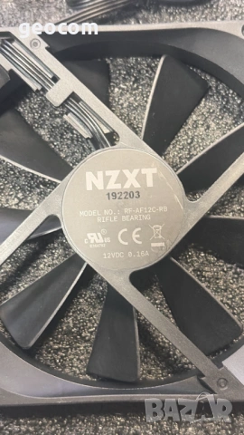 NZXT Rifle Bearing RF-AF12C-RB 12V 0.16A 120mm вентилатор, снимка 3 - Други - 53148410