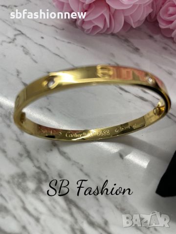 Cartier gold комплект реплика, снимка 3 - Бижутерийни комплекти - 45973136