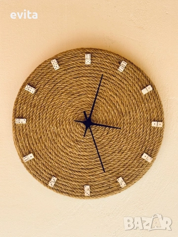 🌿 Часовници ръчна изработка Дизайнерски стенни часовници, снимка 3 - Декорация за дома - 53185760