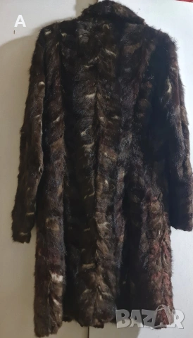 Луксозно палто от естествен косъм-визон, снимка 2 - Палта, манта - 53534326