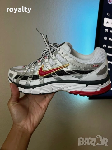 Nike P6000 White/Red/Gold Мъжки Маратонки Найк с Кутия 40-45 Номер 