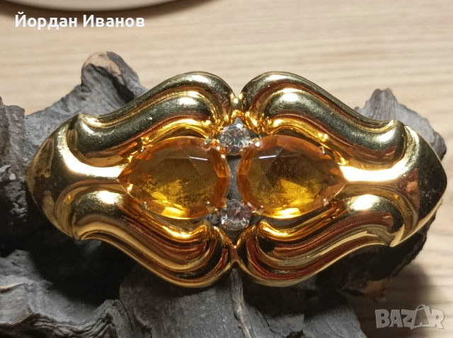 Старинни брошки с кристали , снимка 5 - Други - 53408526