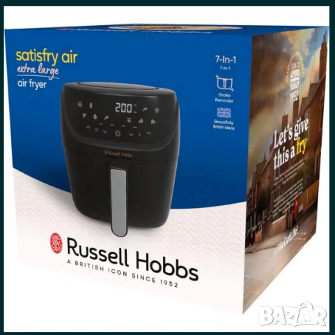 Air fryer / фритюрник с горещ въздух Russell Hobbs SatisFry Air Extra Large 8L