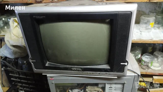 14" CRT телевизор Волтел , снимка 2 - Телевизори - 47378051