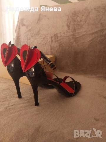 Дамски обувки на ток 40 и 41, снимка 6 - Дамски обувки на ток - 54225935