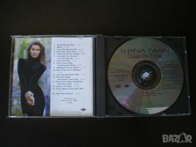 Shania Twain ‎– Come On Over 1997 CD, Album, снимка 2 - CD дискове - 45026211