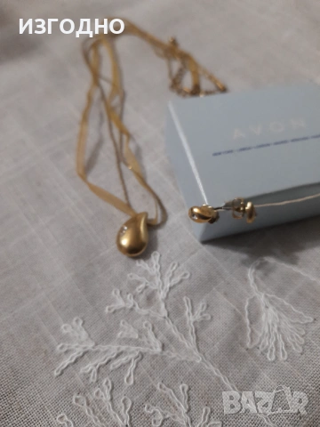 15€ КОЛИЕ И ОБИЦИ AVON, снимка 4 - Колиета, медальони, синджири - 53766580