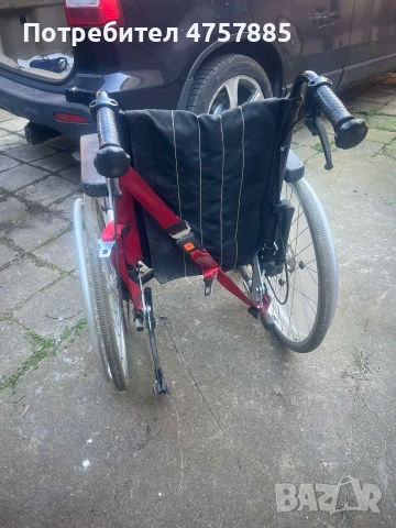 инвалидна количка "Meyra" със стойка за ляв крак, снимка 7 - Инвалидни колички - 53746166