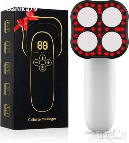 Уред срещу целулит и скулптуриране на тяло +подарък контактен гел, снимка 3 - Масажори - 49660345
