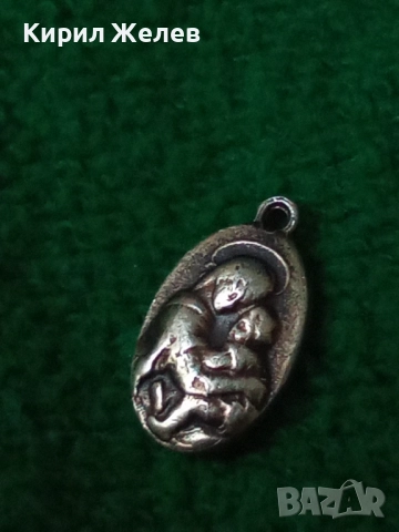 СТАРА СРЕБЪРНА ИКОНКА СВЕТИ ЙОСИФ с МЛАДЕНЕЦА ИИСУС ПАТИНИРАНО СРЕБРО ВИСОКА ПРОБА АРТ РАБОТА 30298, снимка 11 - Антикварни и старинни предмети - 50542206