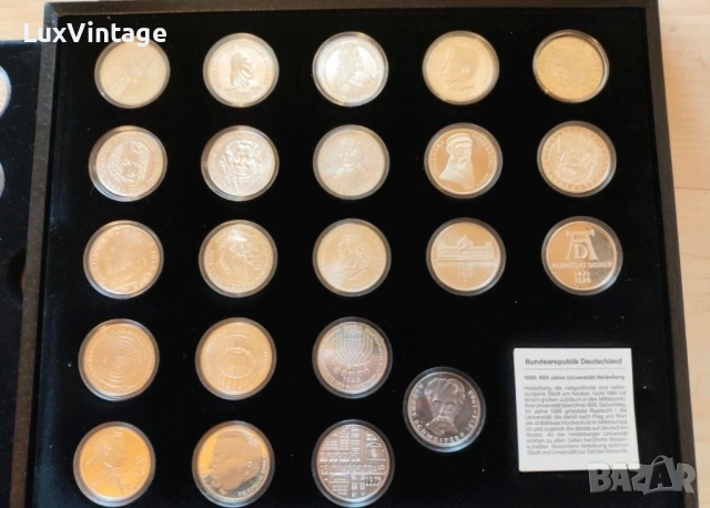 Немски възпоменателни монети сребро колекция, снимка 2 - Нумизматика и бонистика - 53691168