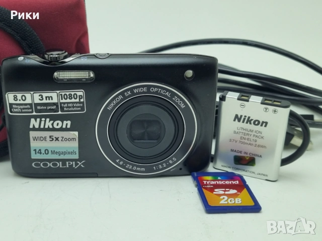 Nikon Coolpix S3100 14.0MP Digital Camera Tested, снимка 2 - Фотоапарати - 53804743