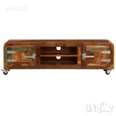 vidaXL ТВ шкаф, 120x30x36 cм, регенерирано дърво масив(SKU:247512), снимка 2 - Шкафове - 48145256