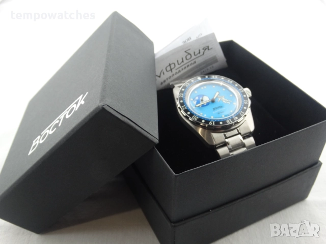 ВОСТОК АМФИБИЯ АВТОМАТИЧЕН ref: 14031Г - “КОСМОДАЙВЕР”- “ЗЕМЛЯНИН” 1 - ЛИМИТ - 730 бр., снимка 6 - Мъжки - 52942848