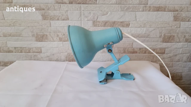 Стара лампа със щипка - метална - Germany - №18, снимка 1