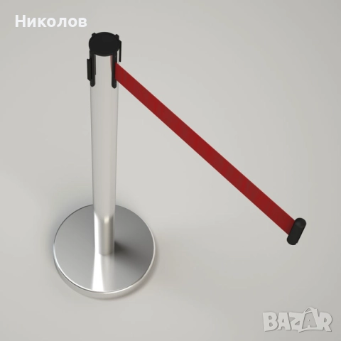 Ограничително колче / стопер с лента 220 см., снимка 5 - Друго търговско оборудване - 51835958