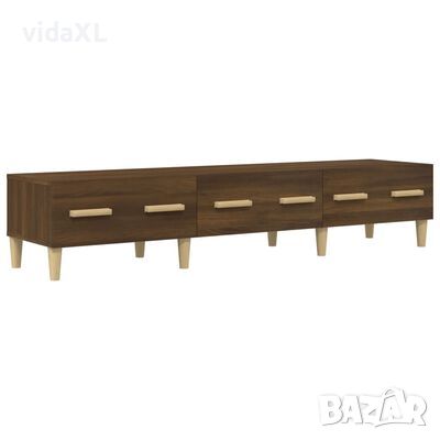 vidaXL ТB шкаф, кафяв дъб, 150x34,5x30 см, инженерно дърво(SKU:817509, снимка 1 - Шкафове - 45948976