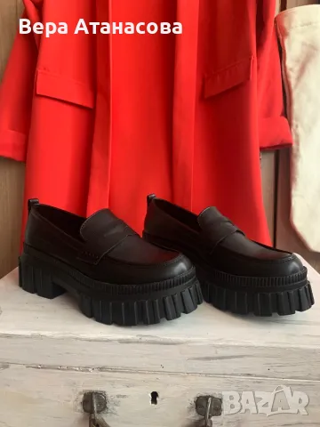 💄 Лоуфъри Stradivarius на олекотена платформа🍋, снимка 4 - Дамски ежедневни обувки - 50236869