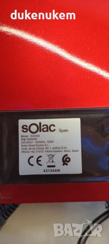 Тостер преса Solac SD5058 грил, скара 750W , снимка 12 - Скари - 45961857