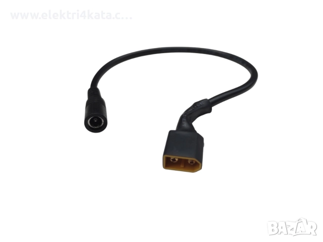 Адаптерен кабел XT60-M към DC 5.5 x 2.5 мм (женски конектор)
