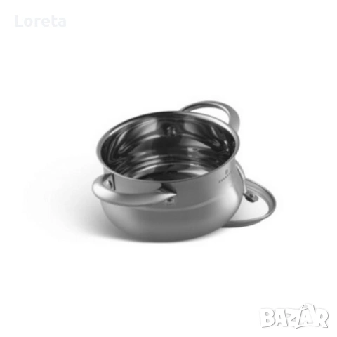 Комплект EDENBERG от 12части - неръждаема стомана с многослойно дъно за бързо и равномерно готвене, снимка 9 - Съдове за готвене - 53437791