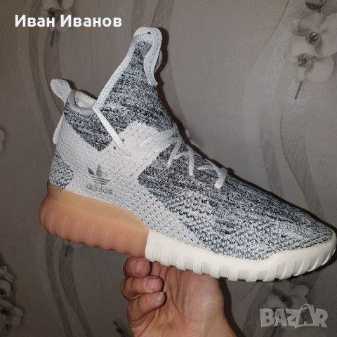 Маратонки ADIDAS TUBULAR X PRIMEKNIT "CRYSTAL WHITE  номер 45 -45,5, снимка 9 - Маратонки - 43134850