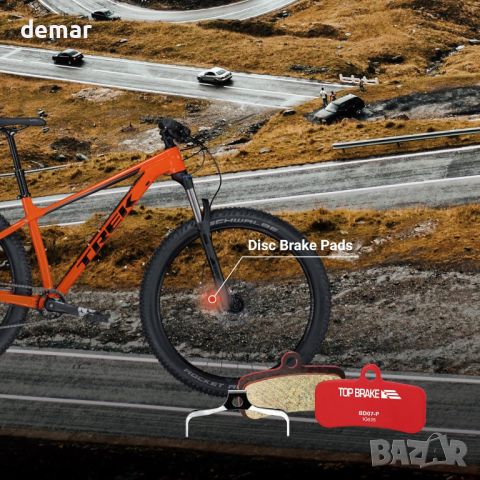 TOP BRAKE 2 чифта BD08 ; BD07 дискови накладки за велосипеди, снимка 3 - Части за велосипеди - 45117557