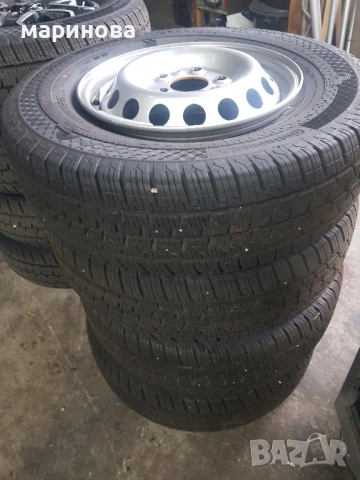 4 бр ЧИСТО НОВИ ГУМИ Всезонни Continental Vancontact Camper 225 75 16 СР СПЕЦИАЛНО ЗА КЕМПЕРИ , снимка 2 - Гуми и джанти - 52024870