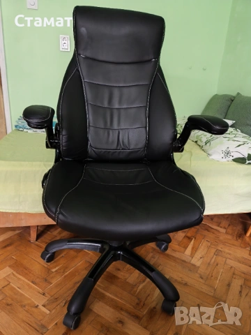 Офис Гейминг кожен стол, снимка 5 - Столове - 53388501