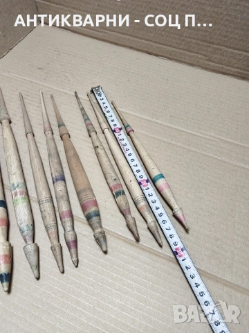 Комплект Соц Стари Вретена За Прежда. НОМЕР 1229., снимка 12 - Антикварни и старинни предмети - 54010276