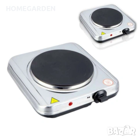 Електрически котлон, 1500W, ръчно управление, сребрист, снимка 2 - Котлони - 53592173