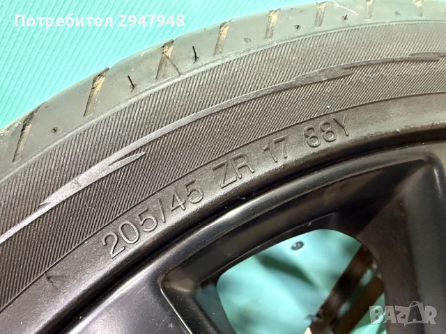 Лети джанти Platin P69 17 4x100 с гуми, снимка 4 - Гуми и джанти - 53250928