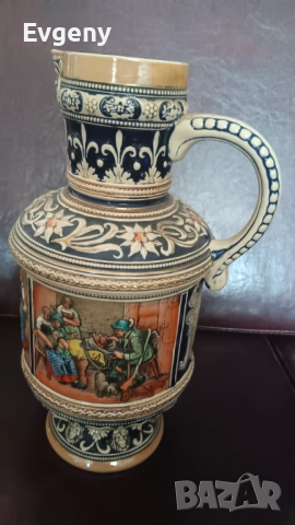 Декантер, немски , снимка 3 - Антикварни и старинни предмети - 52788466