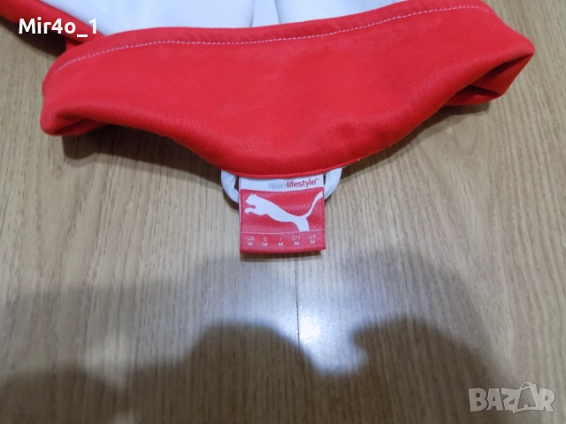 футболнo горнище arsenal puma арсенал яке худи суичър блуза екип фанела спортно мъжко оригинално M, снимка 5 - Спортни дрехи, екипи - 48117898
