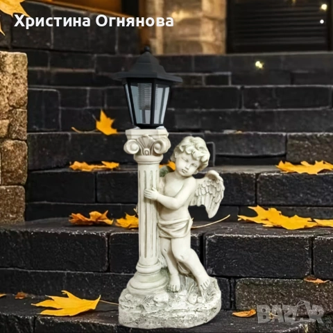 Соларна лампа ангел - елегантна декорация за всеки двор, снимка 5 - Соларни лампи - 53726919