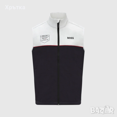 Porsche Motorsport x Boss Softshell Vest - Оригинален мъжки елек размер M, снимка 2 - Якета - 52935424