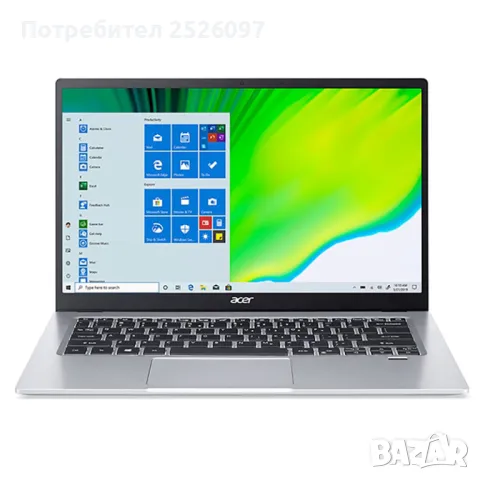 НОВ Acer Swift 1 SF114-34/14" FHD IPS/Intel Pentium Silver, снимка 1 - Лаптопи за работа - 48985203