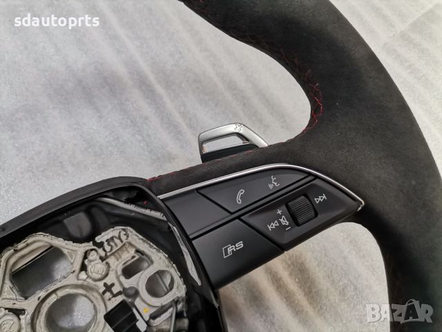 НОВ Спортен Волан Audi RS Алкантара RS3 A3 S3 8Y RSQ3 Q3 83A 82A419091BD, снимка 7 - Части - 45109735
