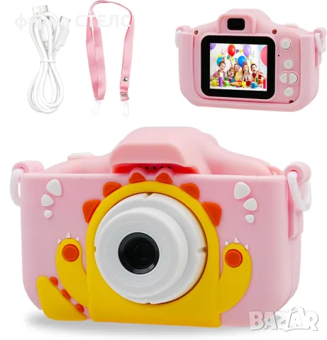  Детски фотоапарат STELS X500, Селфи камера, Full HD видео, Игри, снимка 9 - Образователни игри - 49843943
