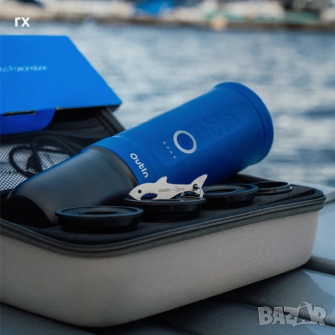 Преносима кафемапина Outin Ocean shark edition, снимка 3 - Кафемашини - 54250460