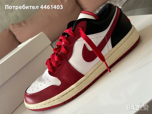 Air jordan 1 low номер 41 , снимка 7 - Маратонки - 50617008