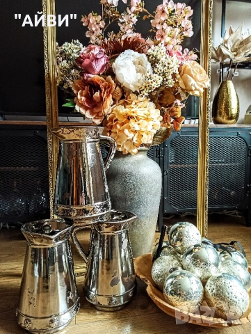 Старина луксозна кана от френска керамика, снимка 2 - Декорация за дома - 53971506