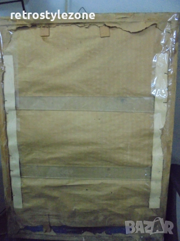 № 8497 Оригинални пропагандни стъклописи с портрети и символика, снимка 13 - Антикварни и старинни предмети - 53471188